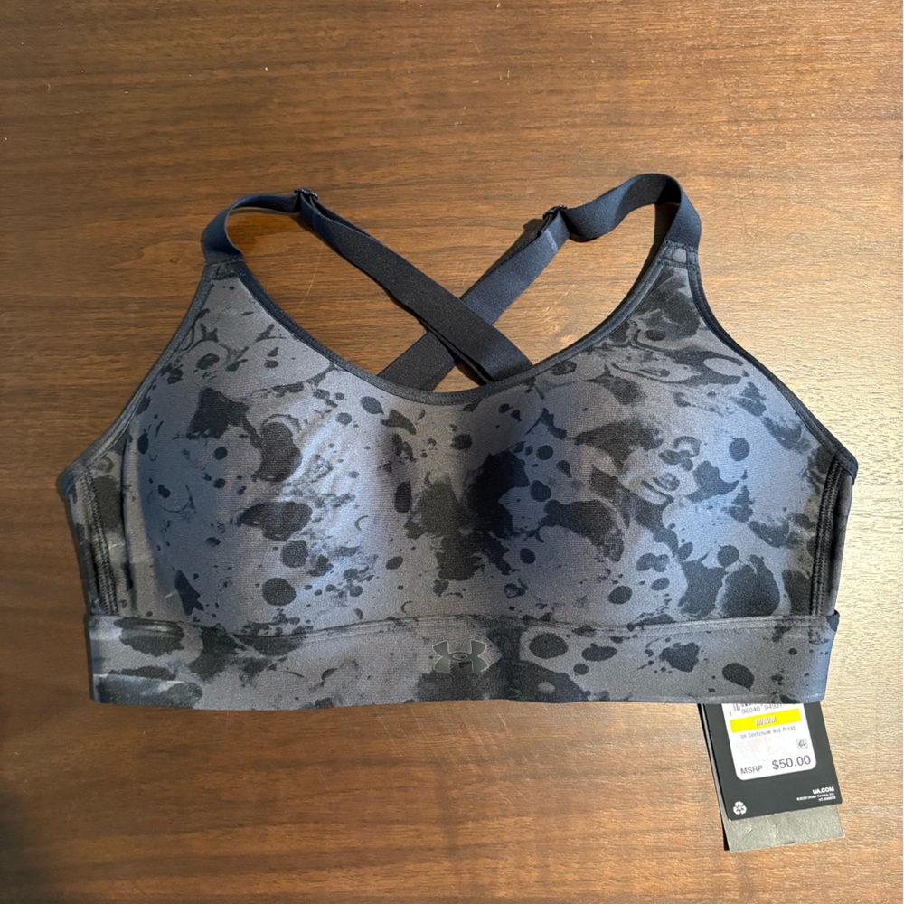 NWT Under Armour Adjustable Medium Support Sports Bra